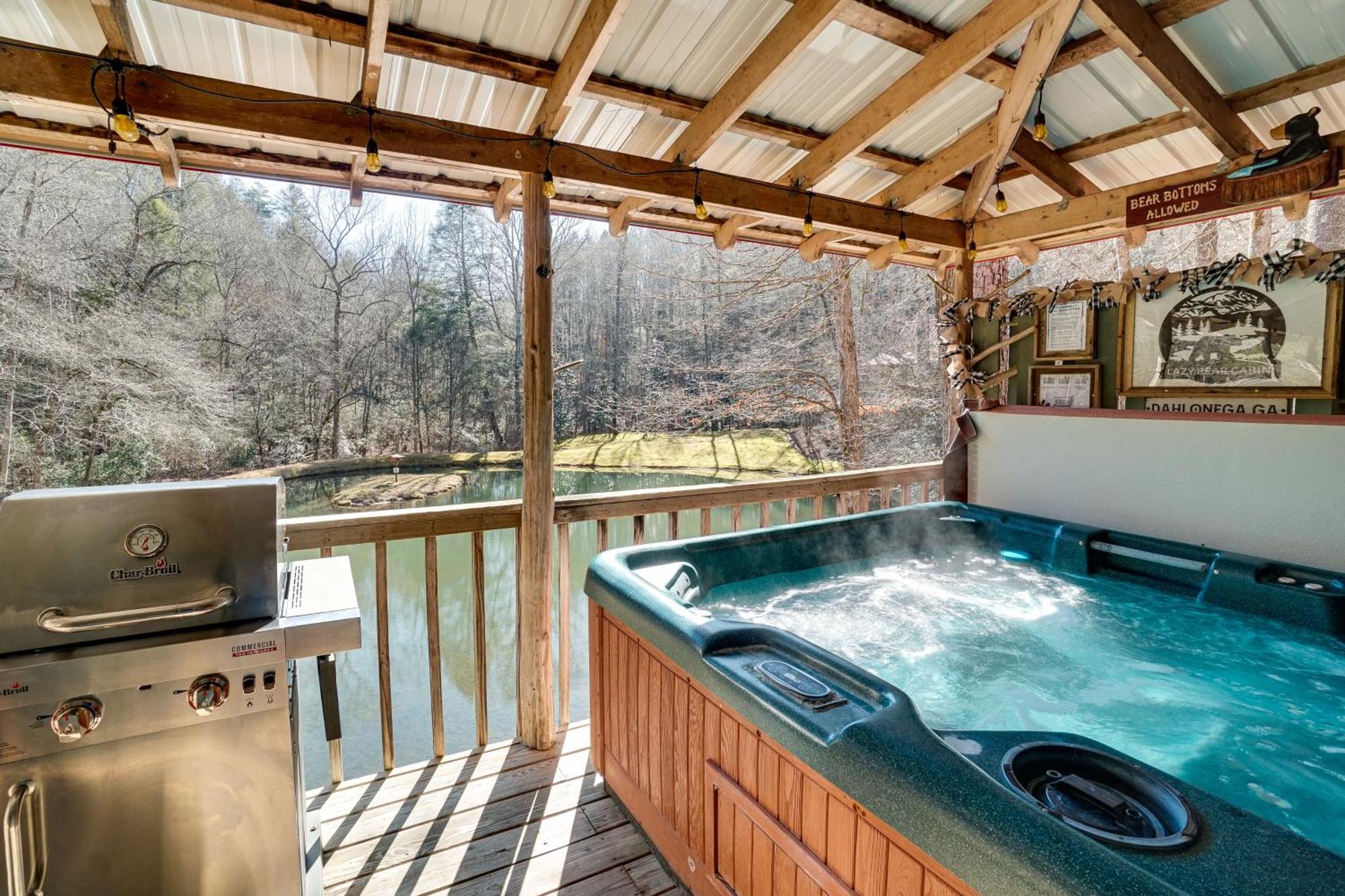 Villa Secluded Family Retreat In Dahlonega With Hot Tub! Exterior foto