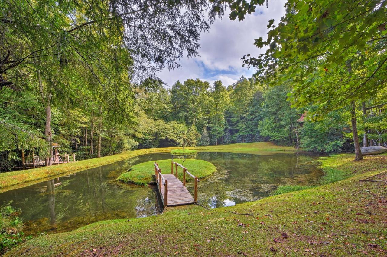 Villa Secluded Family Retreat In Dahlonega With Hot Tub! Exterior foto